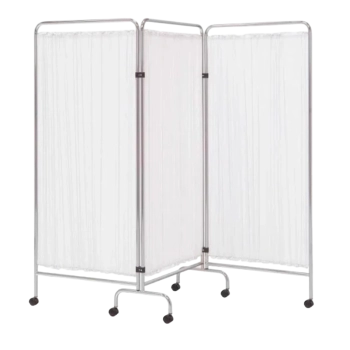 Biombo 3 Cuerpos Cromado