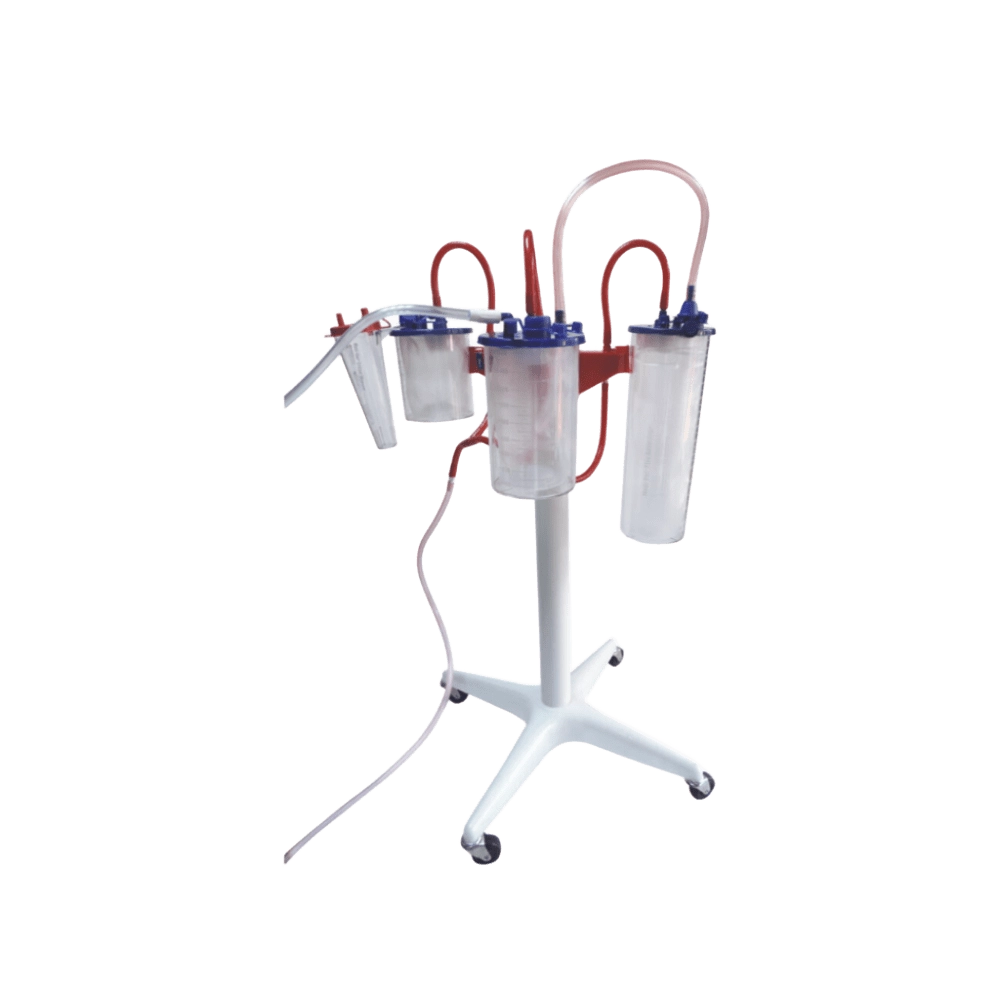 Carro Medivac Plástico 4 Canister Carro Medivac Plástico 4 Canister