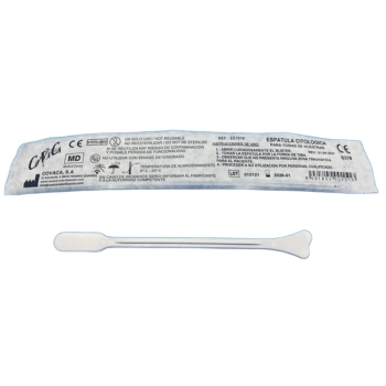 Espatula Vaginal Plastico No Esteil  Borde Rugoso