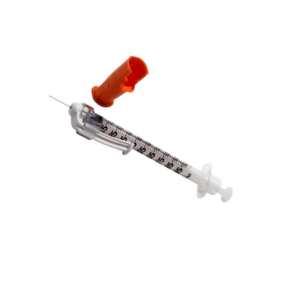 Jeringa Insulina Seguridad Con Aguja Bd