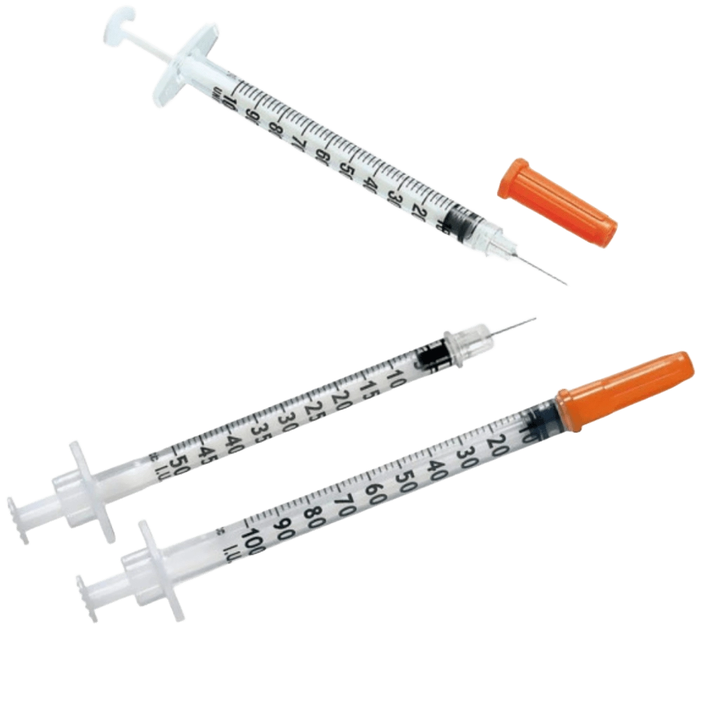 Jeringas Insulina Sol Con Aguja Fija