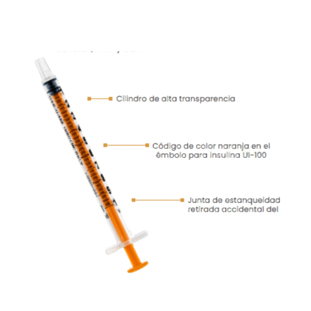 Jeringas Insulina Sol Millennium Jeringas Insulina Sol Millennium