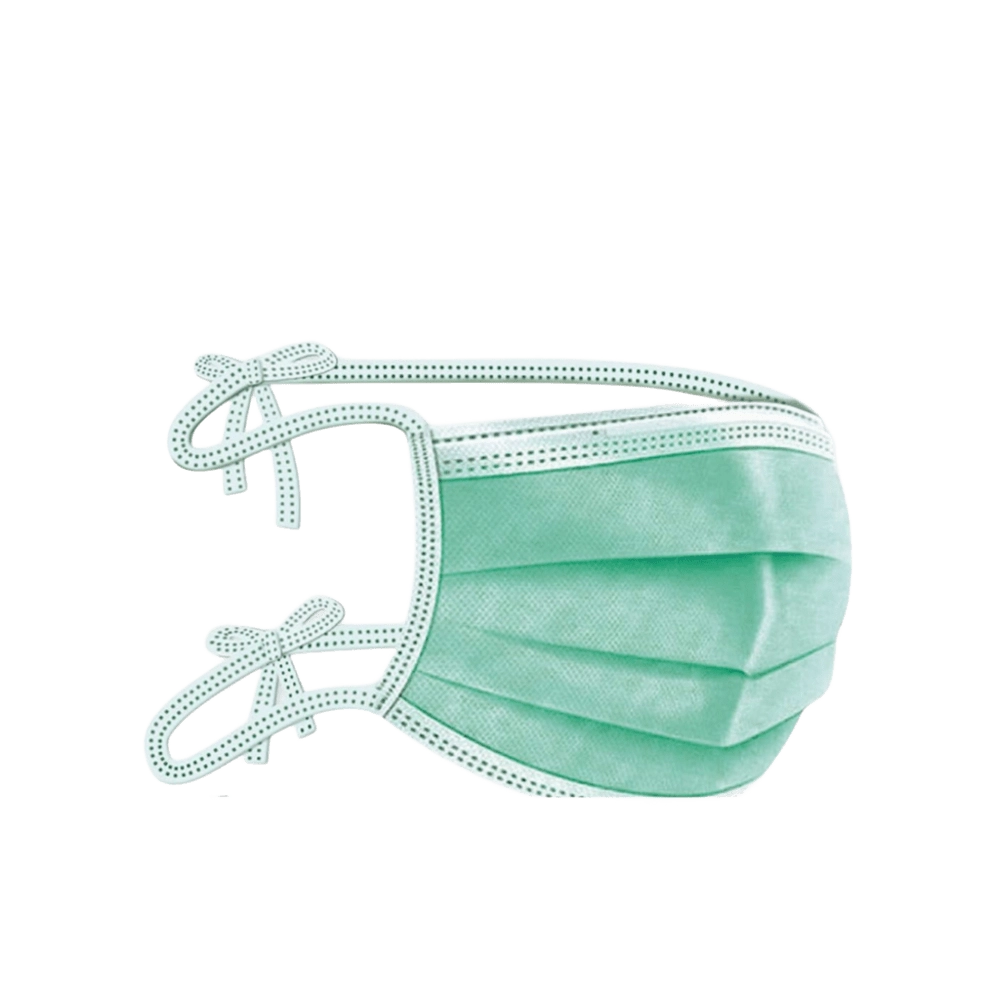Mascarilla Cirujano Con Cintas Verde Mascarilla Cirujano Con Cintas Verde