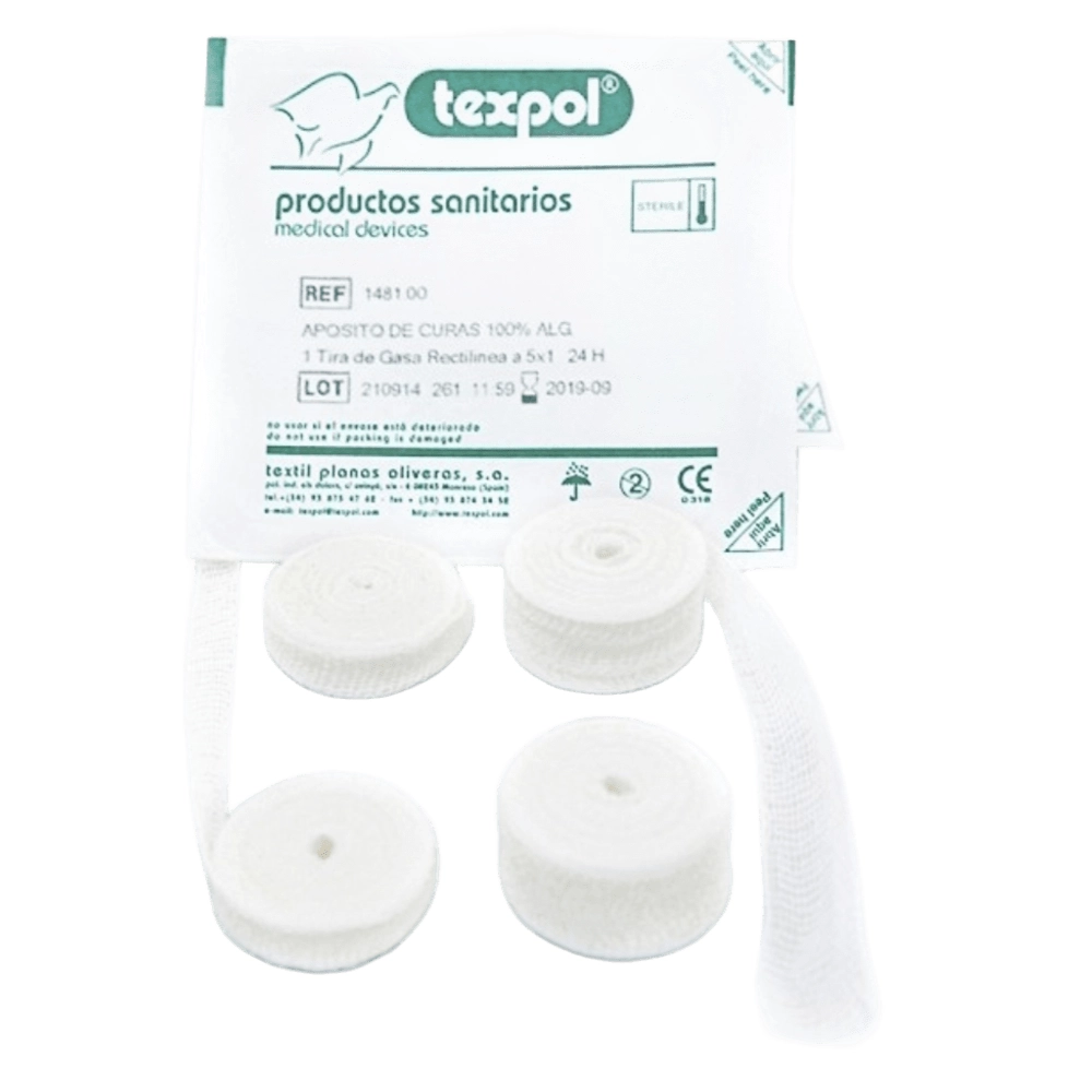 Tira De Gasa Estéril Orillada Tira De Gasa Estéril Orillada
