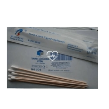 Torunda Madera Algodón Esteriil Unidix Torunda Madera Algodón Esteriil Unidix